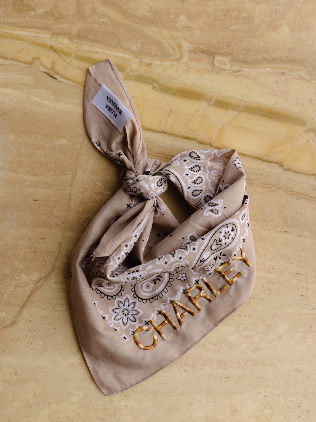 Give Your Dog a Fashionable Touch with the Flora Bandana