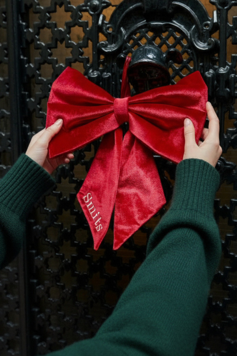 De gepersonaliseerde kerststrik