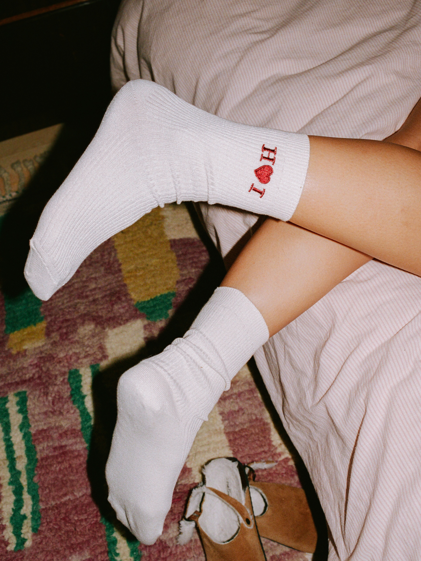 Add a Personal Touch to Everyday Comfort with Off White Robin Socks