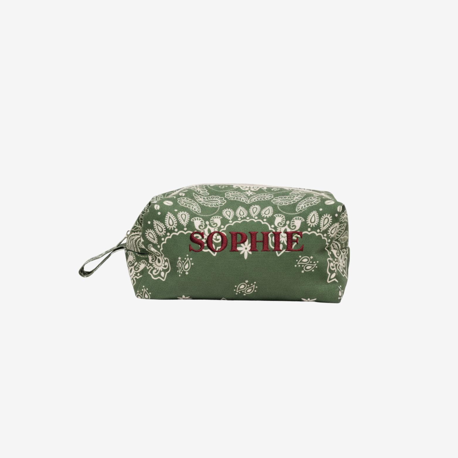 Toiletbag Paisley Green