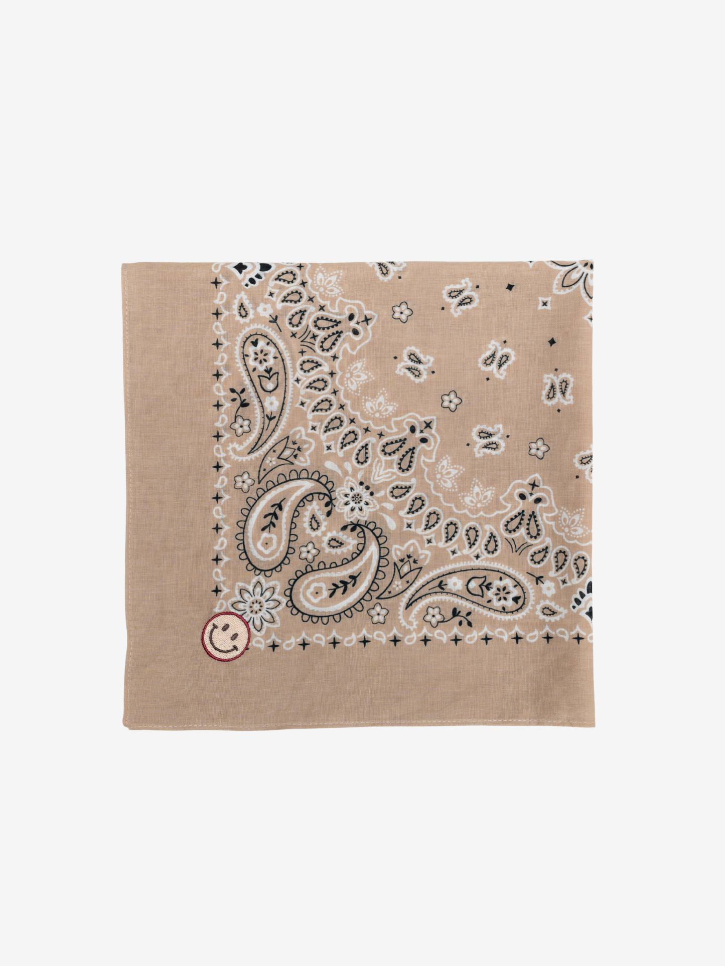 Flora Bandana Beige Smiley