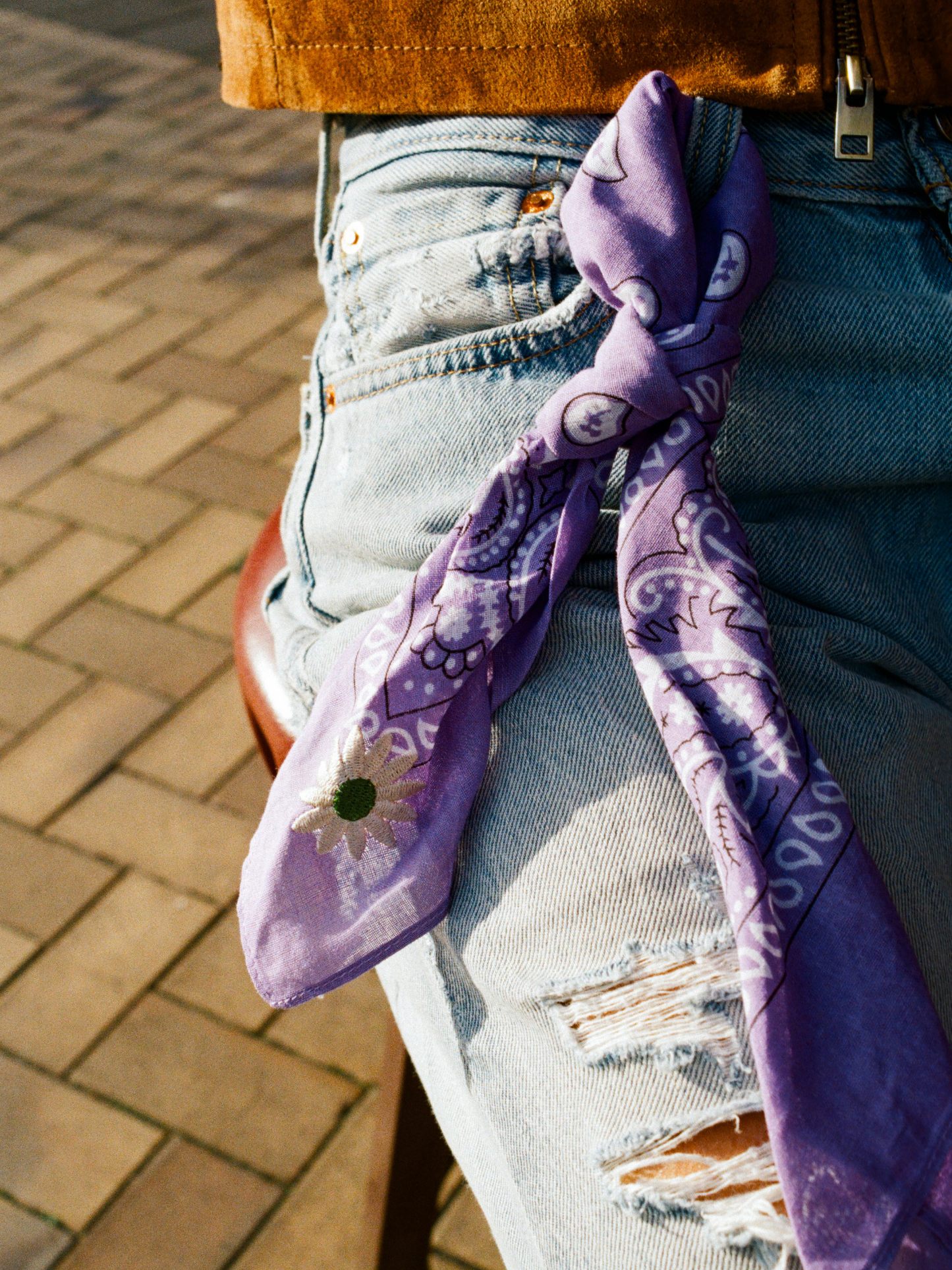 Flora Bandana Lilac Flower