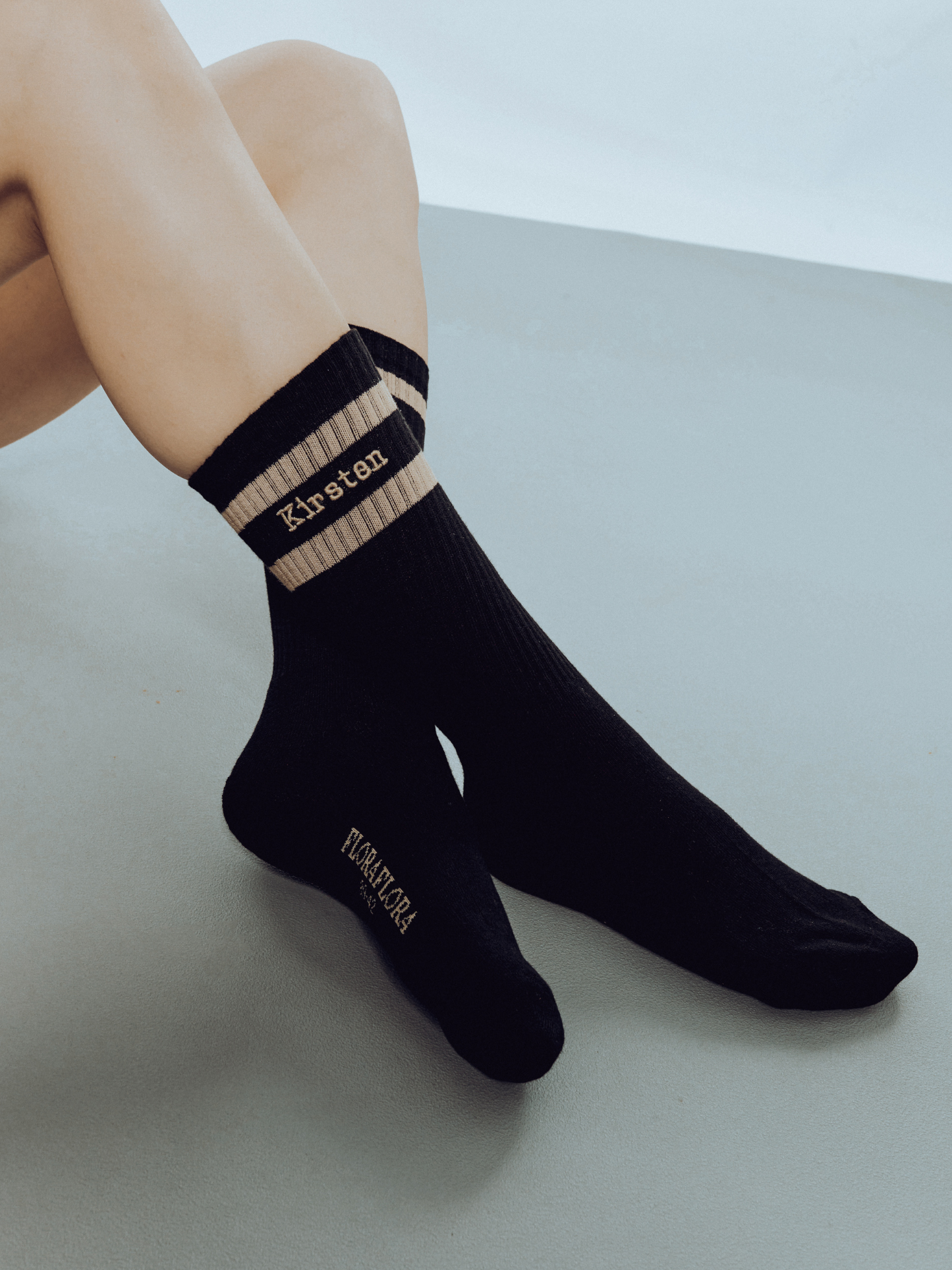 Belle Black Sport Sock Size 36-42