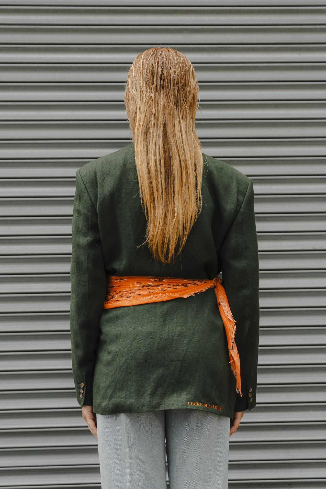 Serving royal energy blazer #6, size L, green