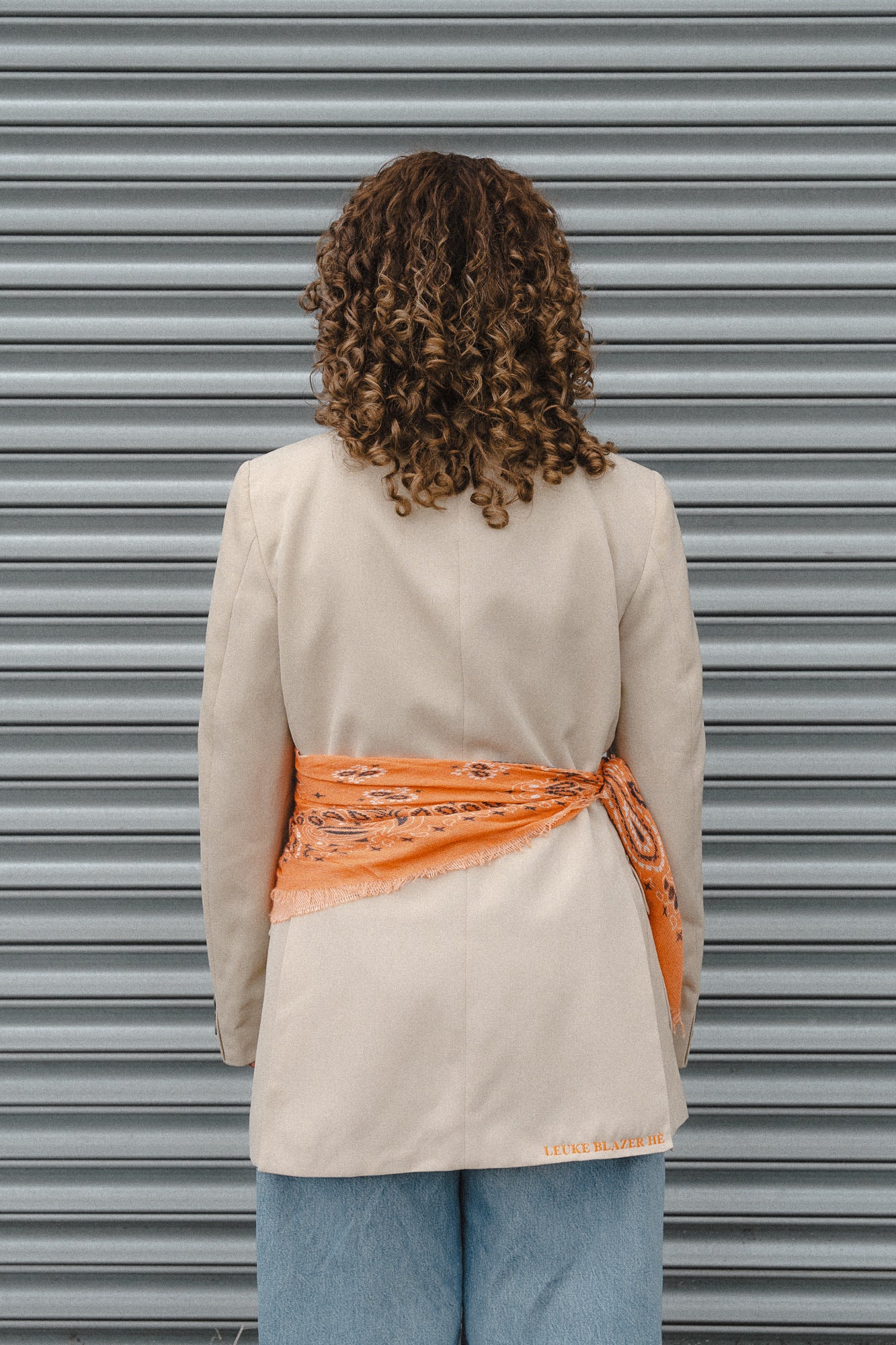 Serving royal energy blazer #3, size S, beige