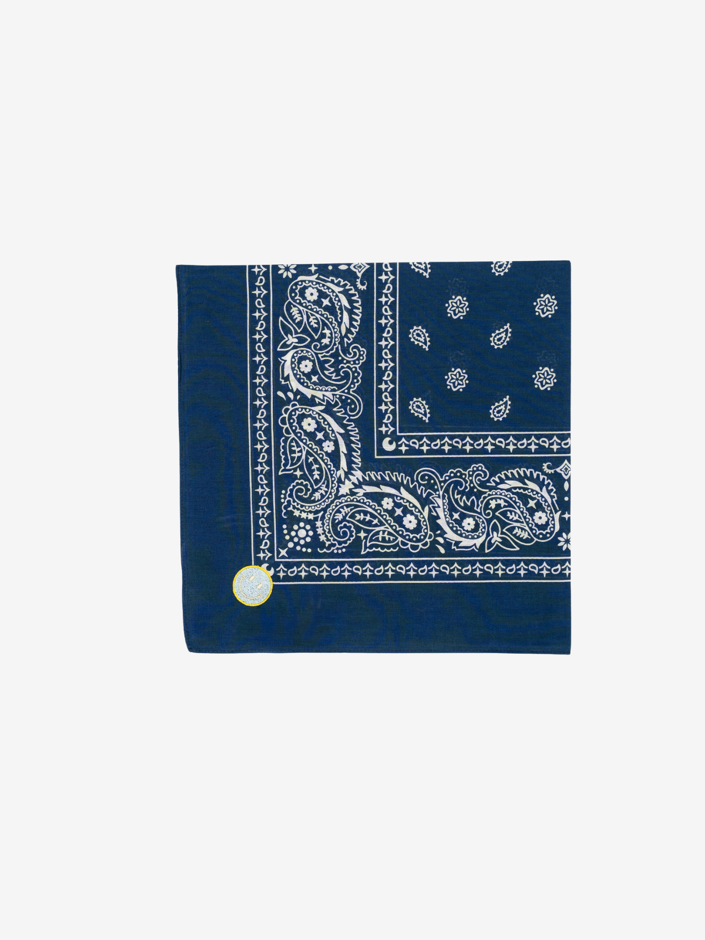 Flora Bandana Navy Blue Smiley