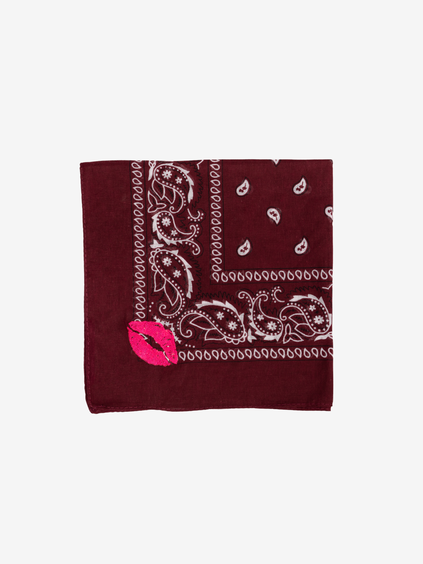 Flora Bandana Red Lips