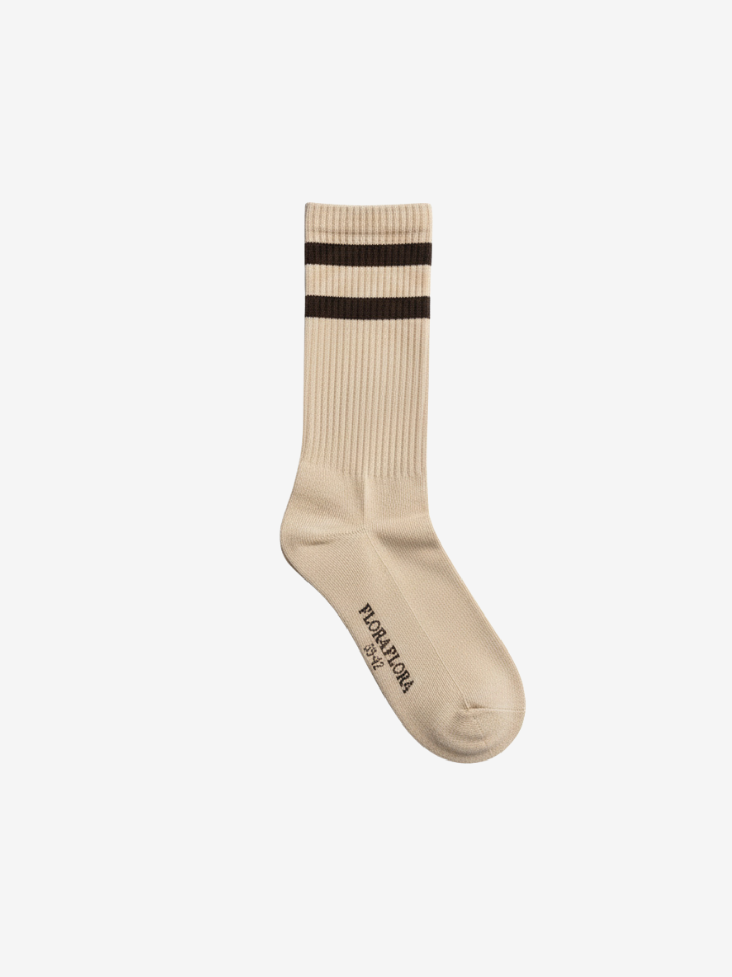 Belle Beige Sport Sock Size 36-42 without customization