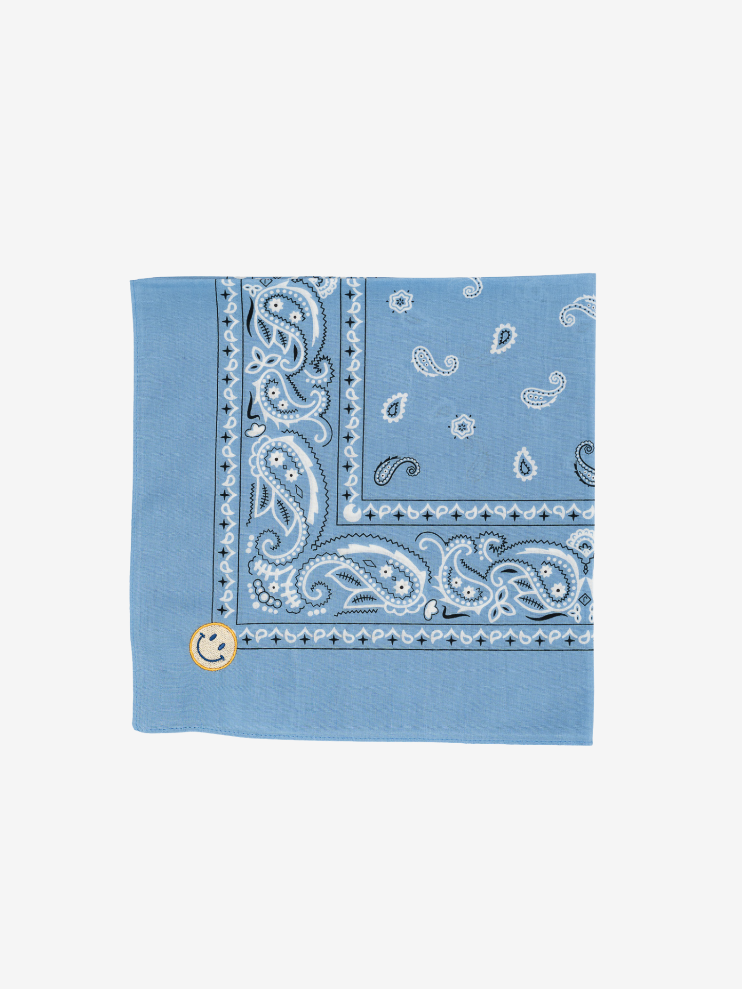 Flora Bandana Light Blue Smiley