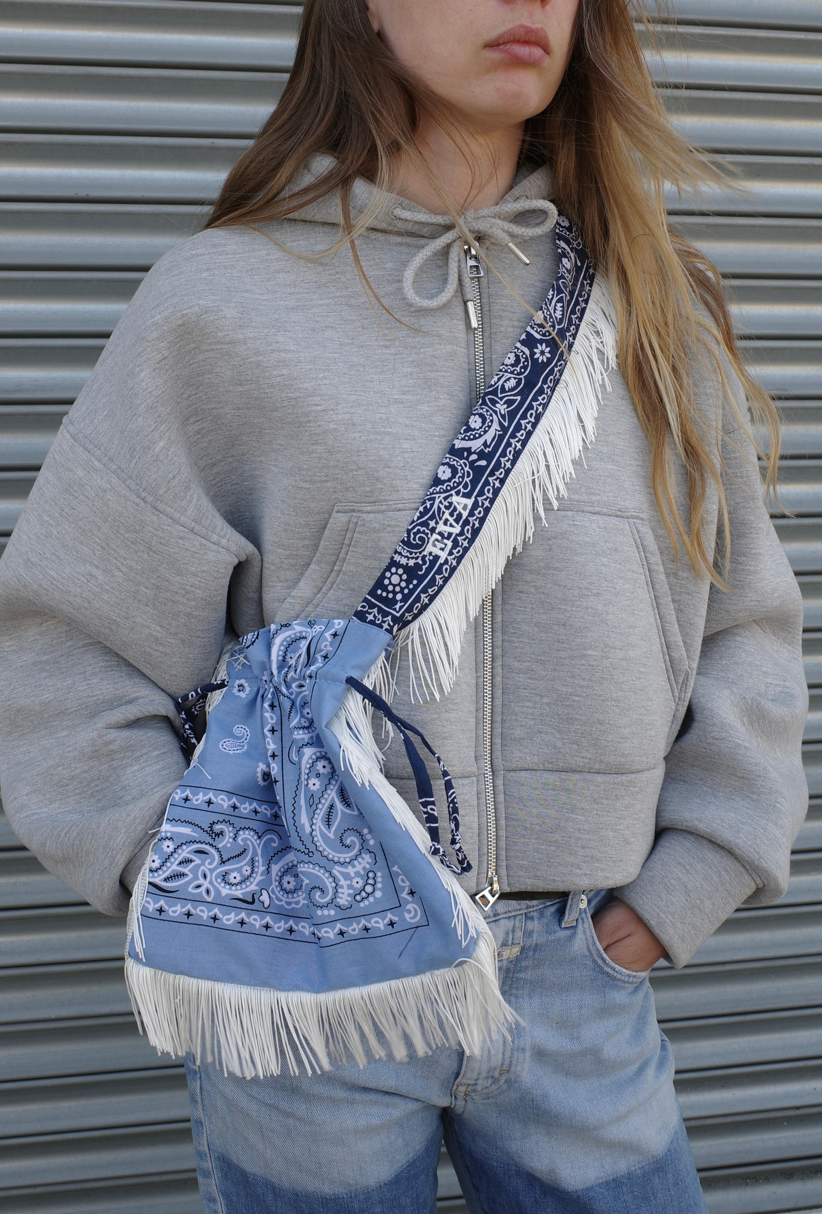 Bagdana bandana bag with personalized embrodery