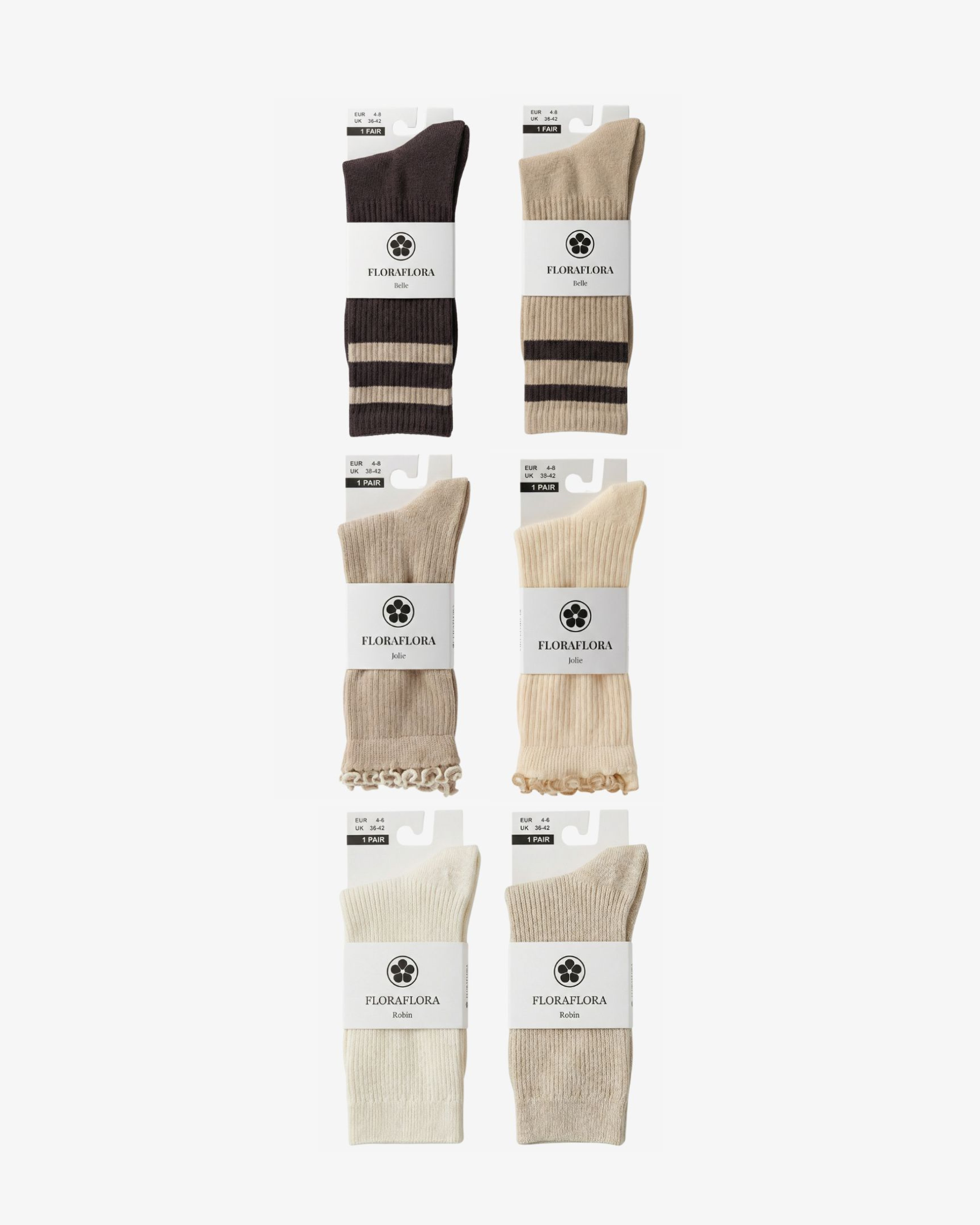 The Bestie Pack light - 6 pairs